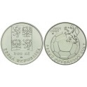 2001 - Pamětní stříbrná mince Český fotbalový svaz, Proof 