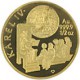 Sada 4 zlatých mincí KAREL IV. rok 1999, Proof