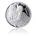 Stříbrná pamětní medaile k výročí Dany a Emila Zátopkových
