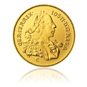 2012 - Zlatá Replika dukátu Josefa II. - Au 1/10 Oz
