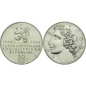 1968 - Pamětní mince Vznik Československa a výročí Vítězného února - Proof