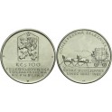 1982 - Pamětní mince Koněspřežná železnice České Budějovice - Linec - Proof