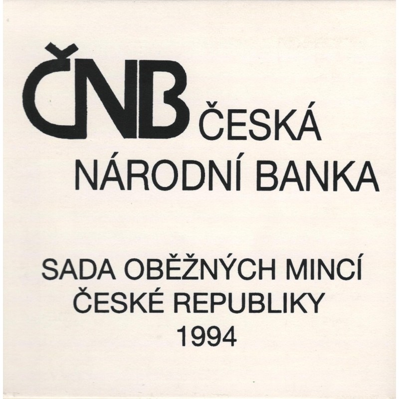 Sada oběžných mincí České republiky 1994 /HM,BJ/