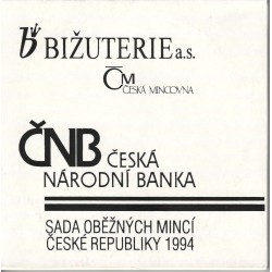 Sada oběžných mincí České republiky 1994 /HM,RCM,BJ/
