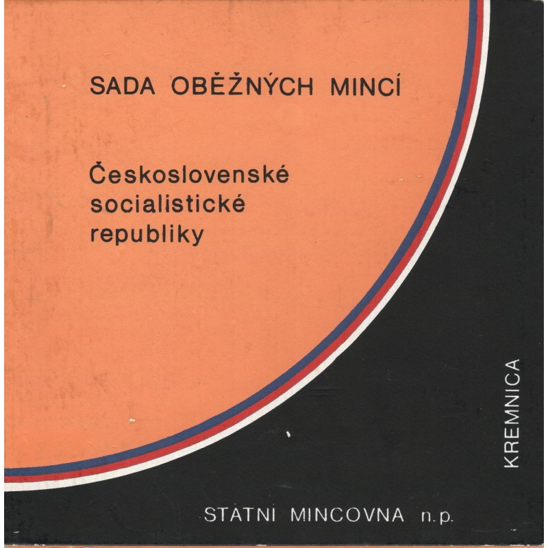Sada oběžných mincí ČSSR 1990