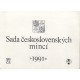 Sada oběžných československých mincí 1991 /10 Kčs - M.R.Štefánik/