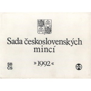 Sada oběžných československých mincí 1992 /10 Kčs - A. Rašín/