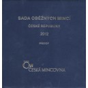 Sada oběžných mincí České republiky 2012 - Proof /semišový obal/