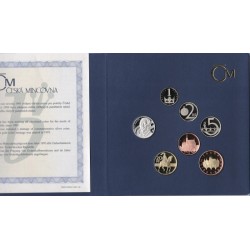 Sada oběžných mincí České republiky 2012 - Proof /semišový obal/