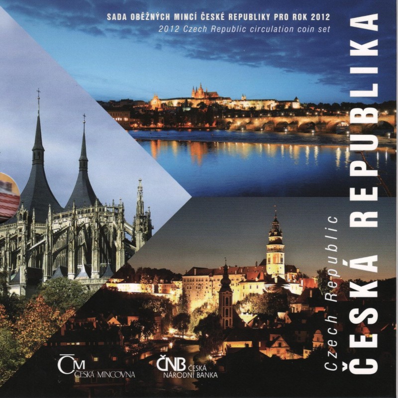 Sada oběžných mincí Česká republika 2012
