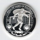 Stříbrná mince Hall of Fame of Football - Czech Republic 1960 's, Proof 