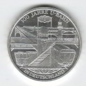 Stříbrná pamětní mince 100 let podzemní dráhy v Německu 2002, b.k.