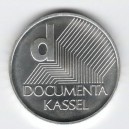 Stříbrná pamětní mince Výstava umění Documenta Kassel 2002, b.k.