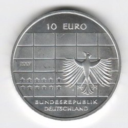 Stříbrná pamětní mince Německá spolková banka 2007, b.k.