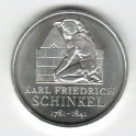 Stříbrná pamětní mince Karl Friedrich Schinkel 2006, b.k.