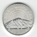 Stříbrná pamětní mince Muzejní ostrov Berlín 2002, b.k.