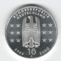 Stříbrná pamětní mince Magdeburg - 1200 let od založení 2005, b.k.