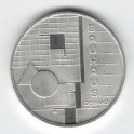 Stříbrná pamětní mince Bauhaus Dessau 2004, b.k.