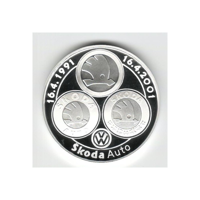 2001 - Stříbrná medaile Škoda Auto a.s.