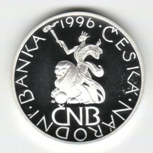 1996 - Stříbrná medaile 70. výročí založení Národní banky Československé