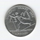 Stříbrná pamětní mince XVI. zimní olympijské hry Albertville 1992, b.k.