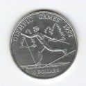Stříbrná pamětní mince XVI. zimní olympijské hry Albertville 1992, b.k. - 1990