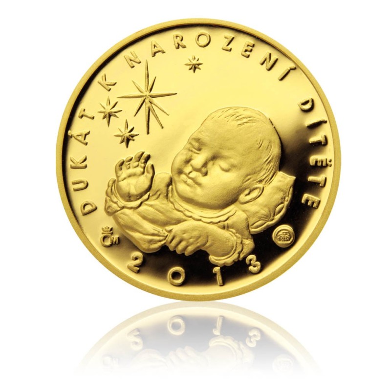 2013 - Zlatý Dukát k narození dítěte - Au 1/10 Oz