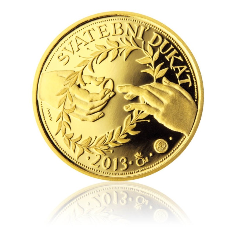 2013 - Zlatý Svatební dukát - Au 1/10 Oz