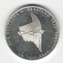 Stříbrná pamětní mince Německý odpor 1994, b.k.