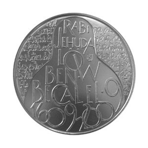 Pamětní stříbrná mince Rabí Jehuda Löw ben Becalel - Proof