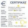 2002 - Bimetalová pamětní medaile k zavedení Euro měny 