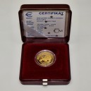2002 - Zlatá medaile Zavedení Euro měny, Au 1/4 Oz