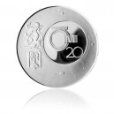 2013 - Stříbrná medaile 20. výročí České mincovny