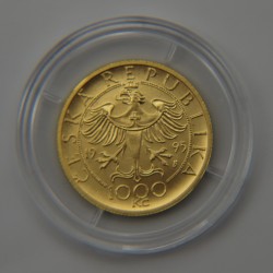 1995 - Zlatá mince Třídukát slezských stavů, b.k.