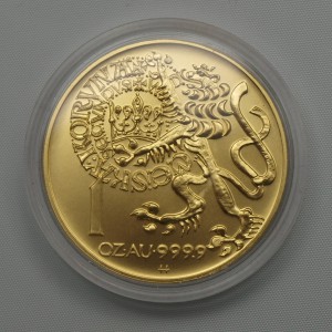 1996 - Zlatá mince Pražský groš, b.k.