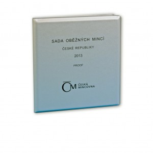 Sada oběžných mincí České republiky 2013 - Proof /semišový obal/
