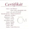 2007 - Zlatá medaile Jan Železný, Au 1/4 Oz