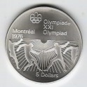 Stříbrná pamětní mince LOH Montreal 1976 - Šerm, b.k. - rok 1976