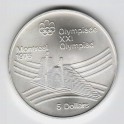 Stříbrná pamětní mince LOH Montreal 1976 - Olympijská vesnice, b.k. - rok 1976