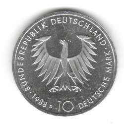 Stříbrná pamětní mince Arthur Schopenhauer, b.k., rok 1988