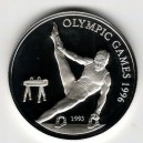 Stříbrná pamětní mince LOH Atlanta 1996 - Gymnasta, Proof, rok 1993