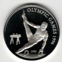Stříbrná pamětní mince LOH Atlanta-Gymnasta, Proof, rok 1993