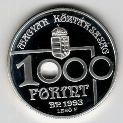 Stříbrná pamětní mince MS ve fotbale 1994, Proof, rok 1993