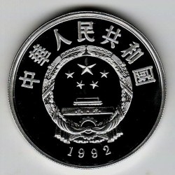 Stříbrná pamětní mince ZOH Lillehammer-Běh na lyžích, Proof, rok 1992
