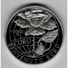 Stříbrná pamětní mince Přijetí EURA, Proof, rok 2002