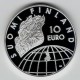 Stříbrná pamětní mince 50 let od LOH v Helsinkách, Proof, rok 2002