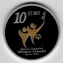 Stříbrná pamětní mince Speciální olympiáda Irsko, Proof, rok 2003