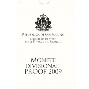 Sada oběžných mincí San Marino 2009 - Proof