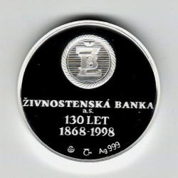 Stříbrná medaile Živnostenská banka