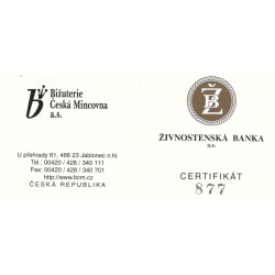 Stříbrná medaile Živnostenská banka